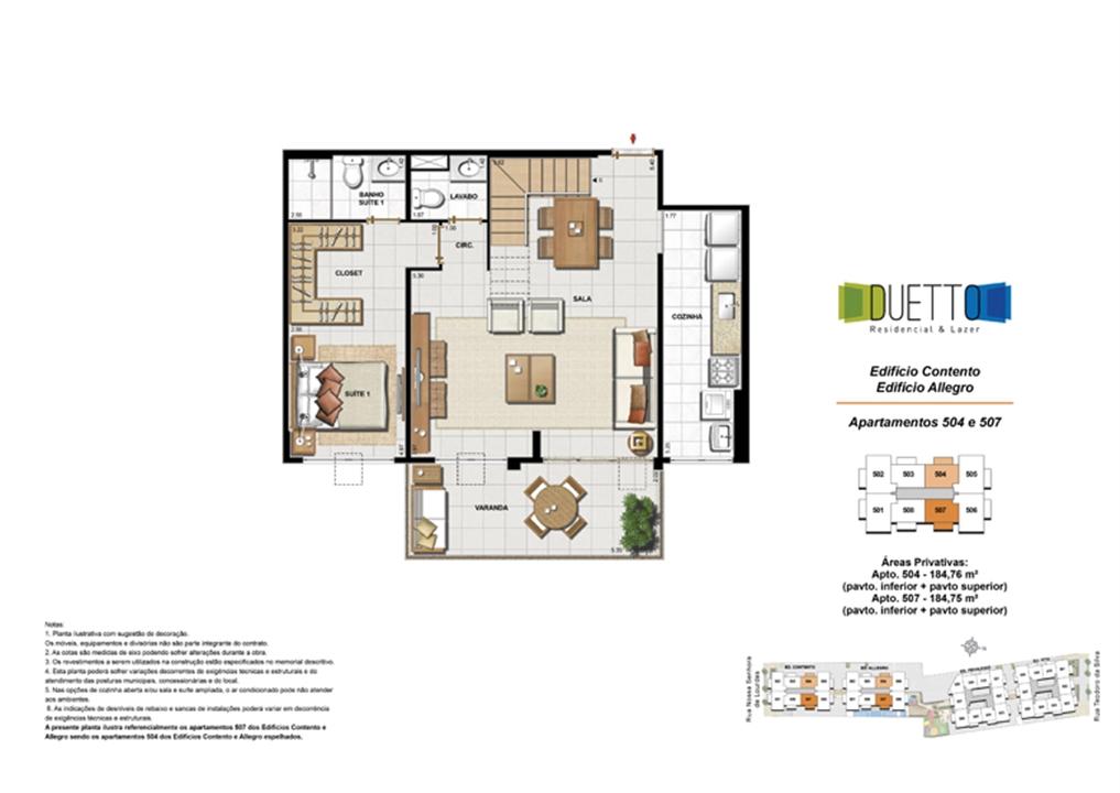 Cobertura Duplex - 2 Quartos com suíte - 184m² - pavto Inferior + pavto superior | Duetto Residencial & Lazer – Grajaú - Rio de Janeiro - Rio de Janeiro Cobertura Duplex - 2 Quartos com suíte - 184m² - pavto Inferior + pavto superior | Duetto Residencial & Lazer – Apartamento no Grajaú - Rio de Janeiro - Rio de Janeiro