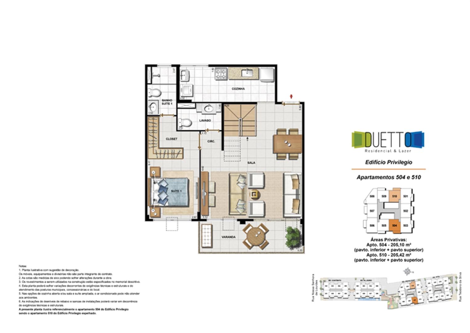 Cobertura Duplex - 2 Quartos com suíte – 205m² - pavto inferior+ pavto superior | Duetto Residencial & Lazer – Apartamento no  Grajaú - Rio de Janeiro - Rio de Janeiro