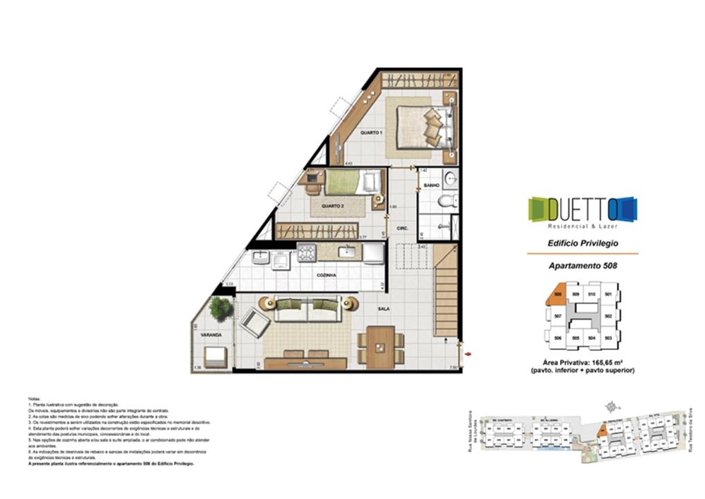 Cobertura Duplex - 3 Quartos com suíte - 165,65m² - pavto inferior+ pavto superior | Duetto Residencial & Lazer – Grajaú - Rio de Janeiro - Rio de Janeiro Cobertura Duplex - 3 Quartos com suíte - 165,65m² - pavto inferior+ pavto superior | Duetto Residencial & Lazer – Apartamento no Grajaú - Rio de Janeiro - Rio de Janeiro