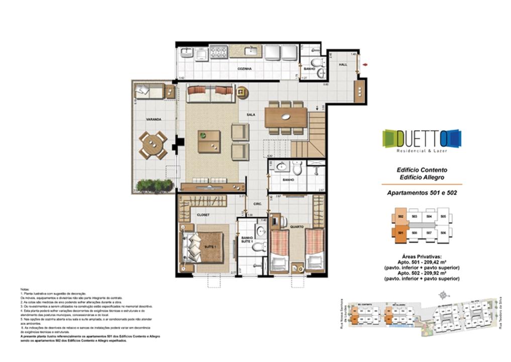 Cobertura Duplex - 3 Quartos com suíte - 209m² - pavto Inferior + pavto superior | Duetto Residencial & Lazer – Grajaú - Rio de Janeiro - Rio de Janeiro Cobertura Duplex - 3 Quartos com suíte - 209m² - pavto Inferior + pavto superior | Duetto Residencial & Lazer – Apartamento no Grajaú - Rio de Janeiro - Rio de Janeiro