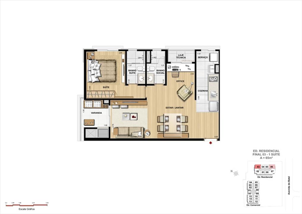 Apartamento 1 Suíte | 1550 Batel (Home Batel) – Batel - Curitiba - Paraná Apartamento 1 Suíte | 1550 Batel (Home Batel) – Apartamento no Batel - Curitiba - Paraná