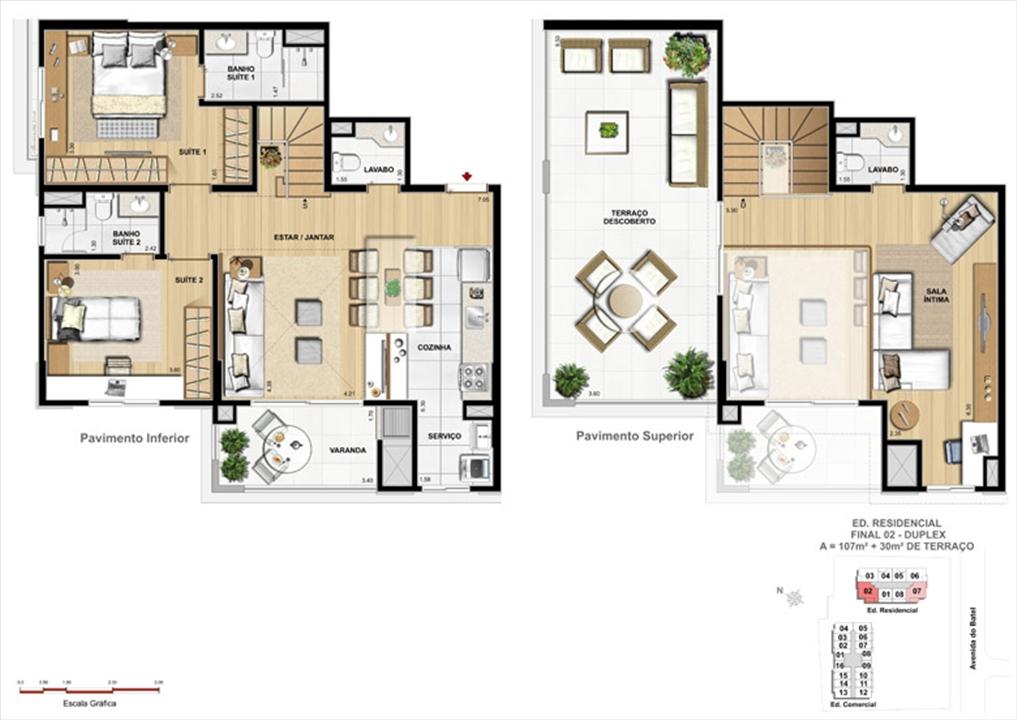 Apartamento 2 Suítes Duplex | 1550 Batel (Home Batel) – Batel - Curitiba - Paraná Apartamento 2 Suítes Duplex | 1550 Batel (Home Batel) – Apartamento no Batel - Curitiba - Paraná