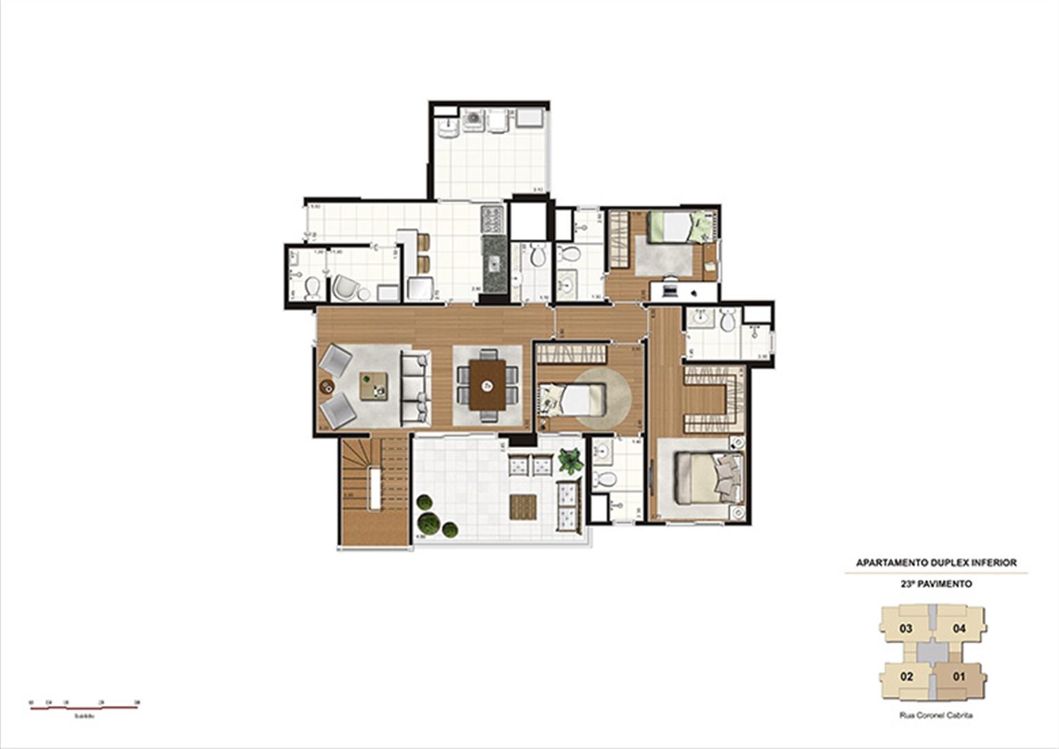 Duplex Inferior – 215m² - 3 suítes | Gioia – Apartamento na  Aclimação - São Paulo - São Paulo