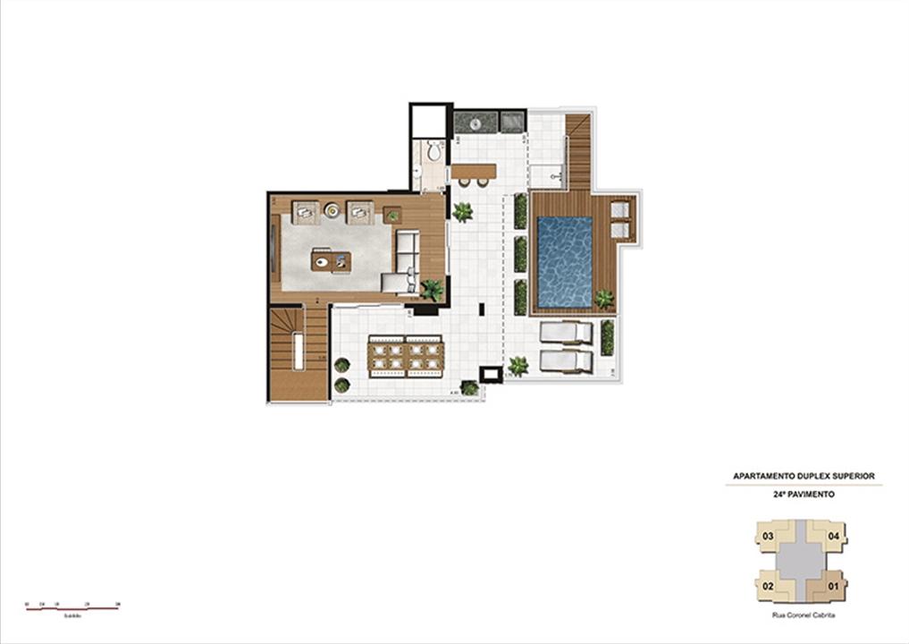 Duplex Superior – 215m² - Sala, lavabo, churrasqueira e piscina | Gioia – Aclimação - São Paulo - São Paulo Duplex Superior – 215m² - Sala, lavabo, churrasqueira e piscina | Gioia – Apartamento na Aclimação - São Paulo - São Paulo