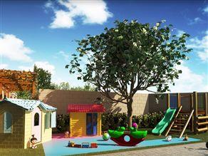 Perspectiva ilustrada do playground